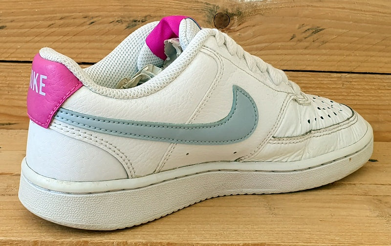 Nike Court Vision Low Leather Trainers CD5434-104 White/Pink UK3.5/US6/US36.5