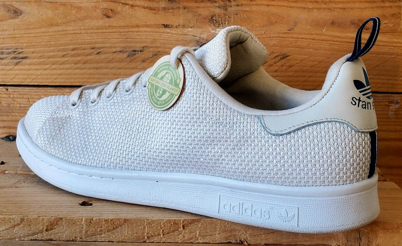 Adidas Stan Smith Low Primeknit Trainers UK10/US10.5/EU44.5 S75024 Chalk White