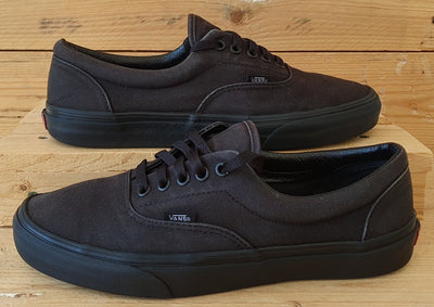 Vans Off The Wall Low Canvas Trainers UK9/US10/EU43 TC6D Triple Black