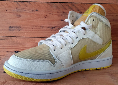 Nike Air Jordan 1 Mid SE Trainers UK9.5/US12/EU44.5 DB2822-107 Voltage Yellow