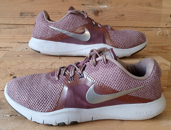 Nike Flex TR 8 Low Textile Trainers UK6 US8.5 EU40 924340 200 Mauve Pink VintageTrainers