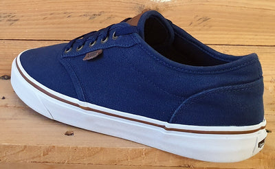 Vans Old Skool Low Canvas Trainers UK10/US11/EU44.5 751505 Navy/Brown/White