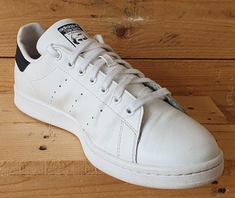 Adidas Stan Smith Low Leather Trainers UK10/US10.5/EU44.5 M20325 Core White/Navy