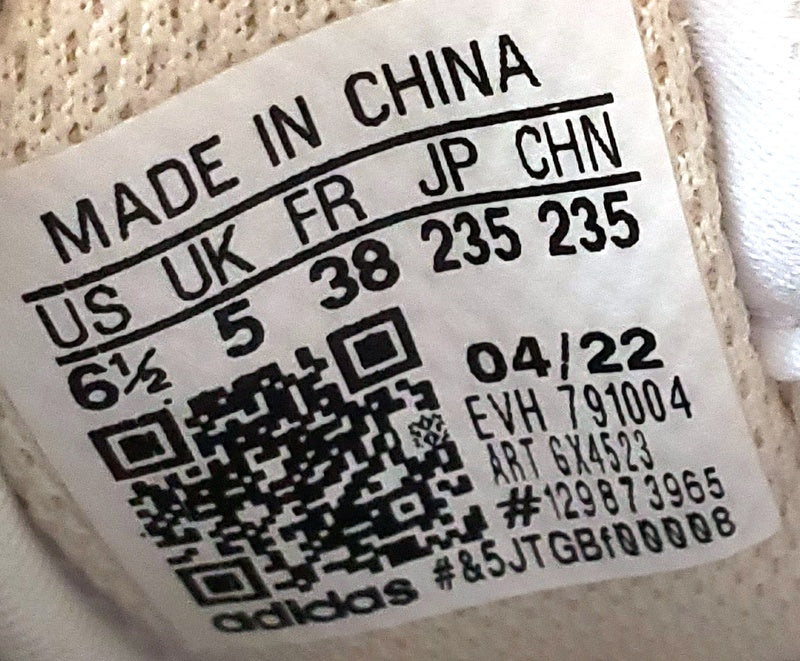 Adidas Forum Low Leather Trainers UK5/US6.5/EU38 GX4523 White/Ecru Tint/Gum