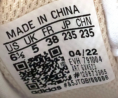 Adidas Forum Low Leather Trainers UK5/US6.5/EU38 GX4523 White/Ecru Tint/Gum