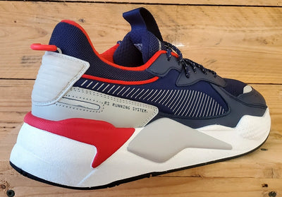 Puma RS-X Low Textile Trainers UK12/US13/EU47 369666-05 Navy/Grey/White