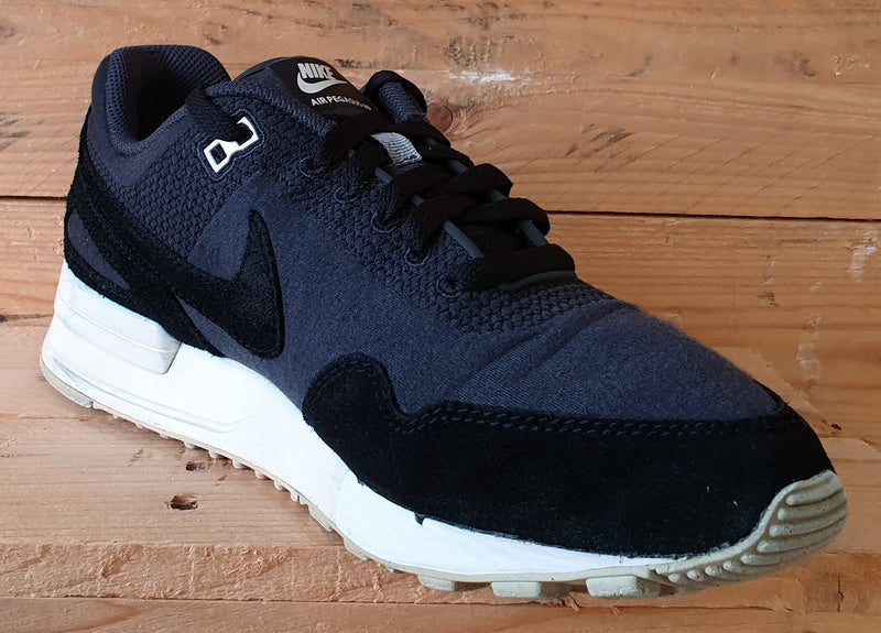 Nike Air Pegasus 89 Textile Suede Trainers UK9 US10 EU44 918355 001 Black White VintageTrainers