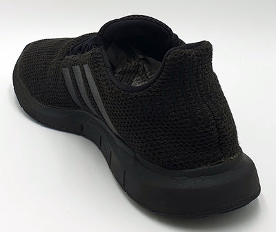 Adidas Swift Run Low Textile Trainers AQ0863 Triple Black UK7.5/US8/EU41