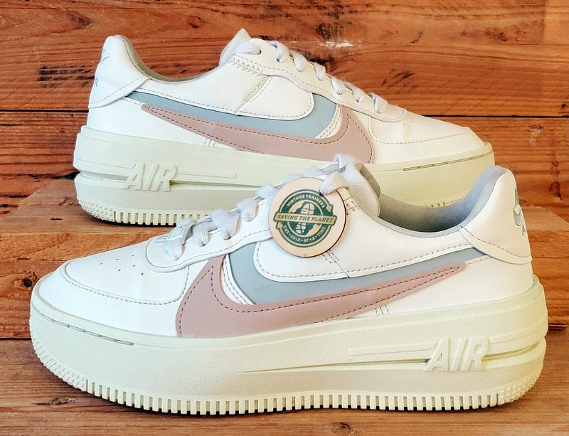 Nike Air Force 1 PLT.AF.ORM Low Leather Trainers UK5/US7.5/E38.5 DJ9946-104 Sail