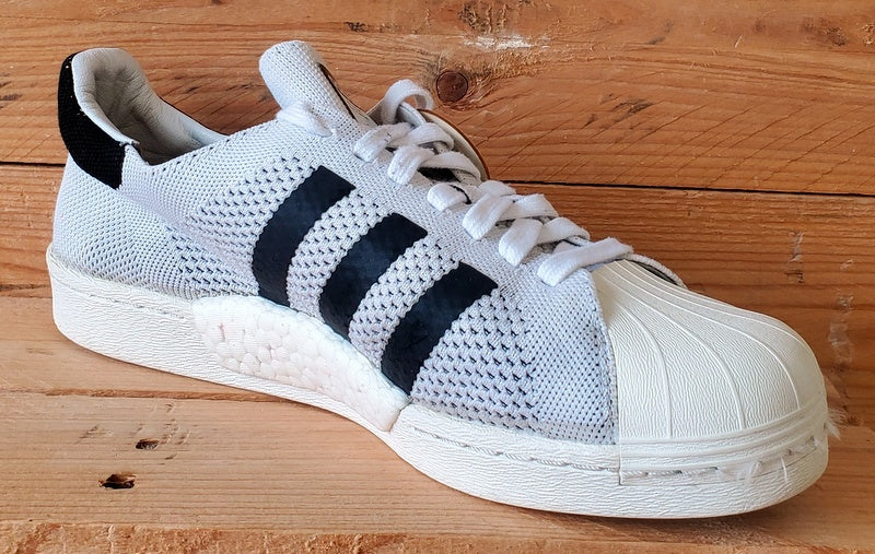 Adidas Superstar Boost Low Primeknit Trainers UK8.5/US9/EU42.5 BB0190 White