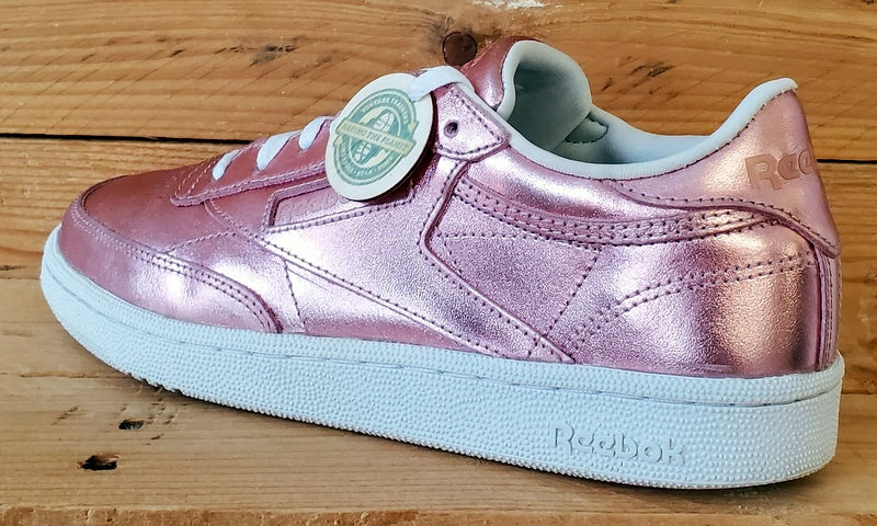 Reebok Club C 85 Low Leather Trainers UK6/US8.5/EU39 CN0512 Pink Shine/White