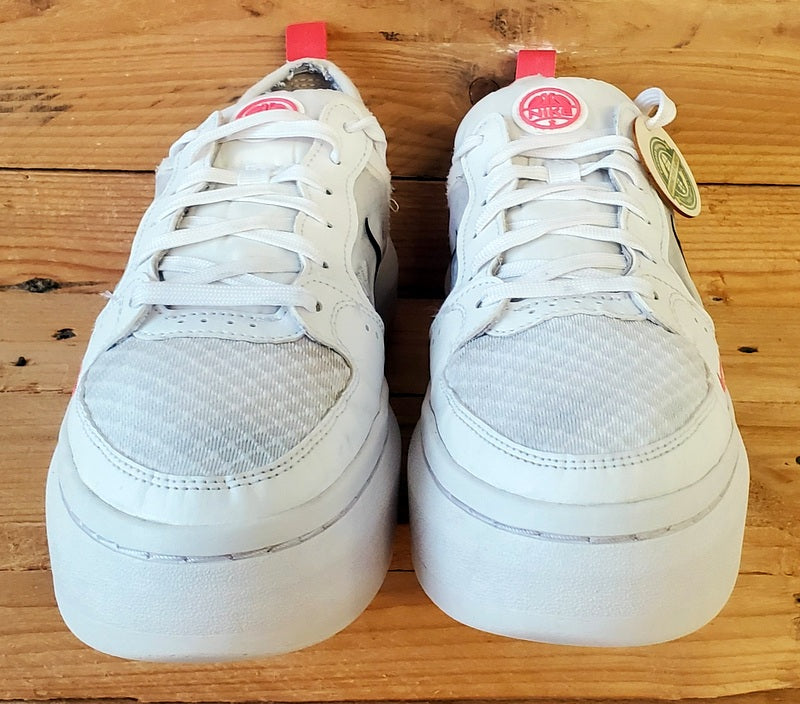 Nike Court Vision Alta Low Textile Trainers UK5/US7.5/EU38.5 CW6536-103 White