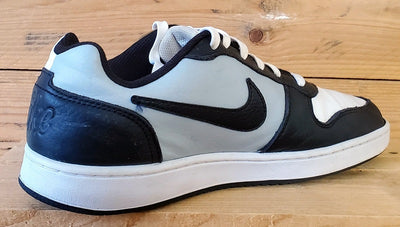 Nike Ebernon Premium Leather Trainers UK7.5/US8.5/EU42 AQ1774-102 Black/White
