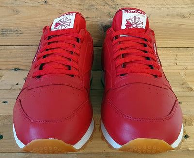 Reebok Classic Low Leather Trainers UK11/US12/EU45.5 059503 Red/White/Gum