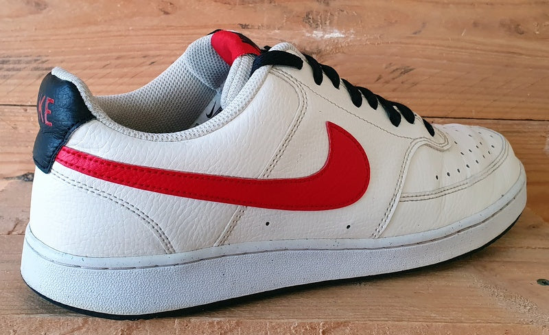 Nike Court Vision Next Nature Low Trainers UK10/US11/EU45 DH2987-102 White/Red