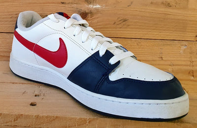 Nike Backboard Low Leather Trainers UK8/US9/EU42.5 378336-162 White/Navy/Red