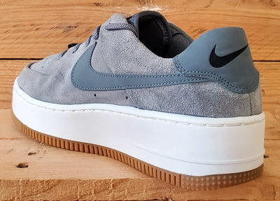 Nike Air Force 1 Sage Low Suede Trainers UK5/US7.5/EU38.5 AR5339-003 Cool Grey