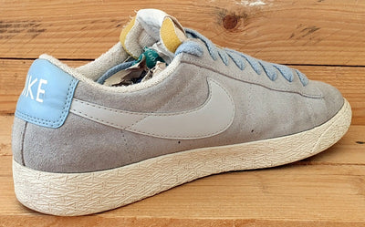 Nike Blazer Low Suede Trainers 517371-402 Light Sky Blue/White UK7/US9.5/EU41