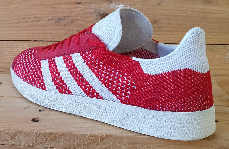 Adidas Originals Gazelle Low Primeknit Trainers UK8.5/US9/E42.5 BB5247 Scarlet