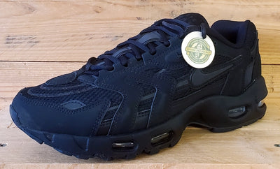 Nike Air Max 96 II Low Suede Trainers UK8.5/US9.5/EU43 DJ0328-001 Triple Black