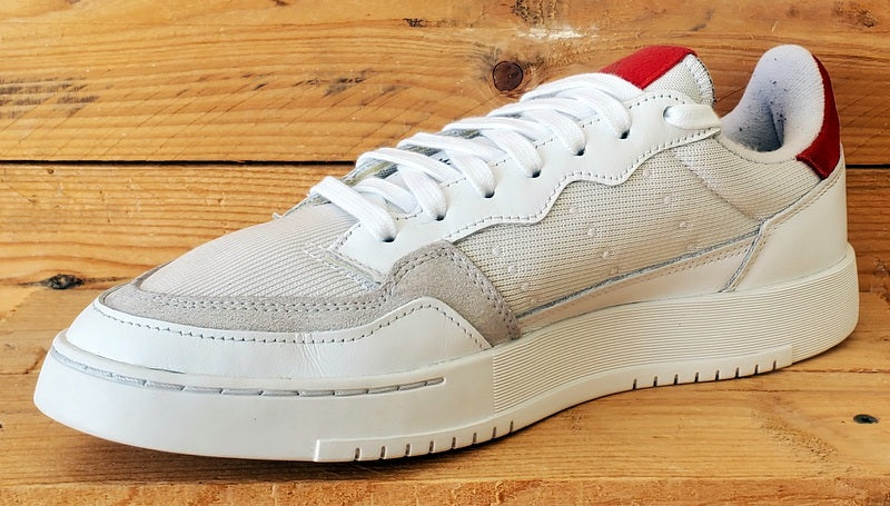 Adidas Supercourt Low leather/Textile Trainers UK9/US9.5/EU43 EF5881 White