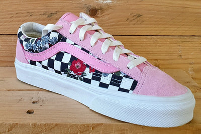 Vans Off The Wall Trainers UK5/US7.5/EU38 721278 Rosebloom Floral Checkerboard