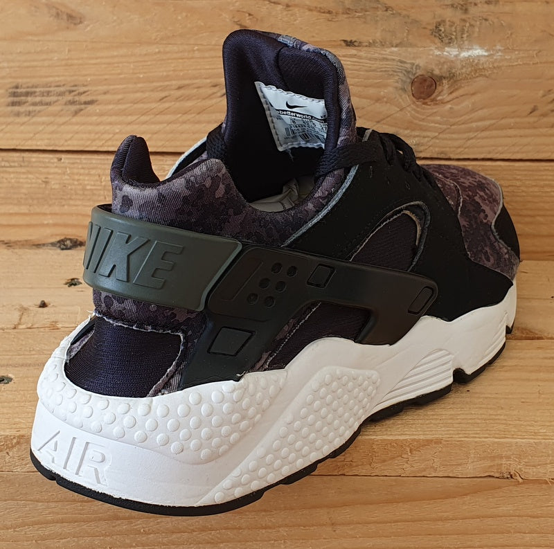 Nike Air Huarache Snow Camo Low Trainers UK8/US9/EU42.5 318429-015 Black