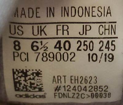 Adidas Continental 80 Low leather Trainers UK6.5/US8/EU40 EH2623 Grey/White