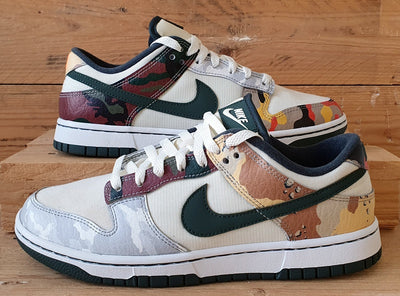 Nike Dunk Low SE Textile Trainers UK7/US8/EU41 DH0957-100 Sail Multi Camo