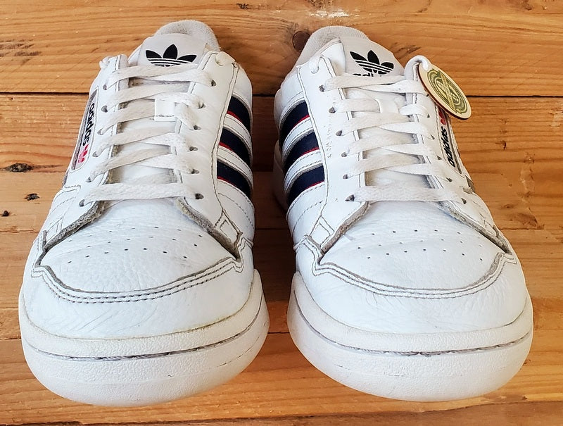 Adidas Continental Low Leather Trainers UK9.5/US10/EU44 FX5090 White/Navy