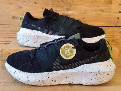 Nike Crater Impact Low Textile Trainers UK7.5/US8.5/EU42 DB2477-001 Black/White