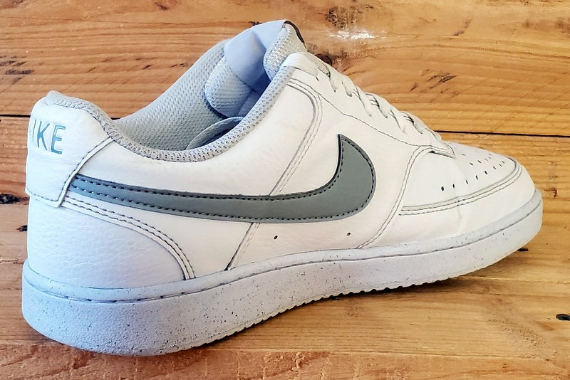 Nike Court Vision Low Leather Trainers UK7/US8/EU41 DH2987-112 White/Grey