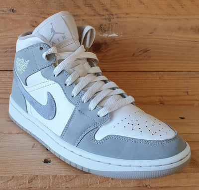 Nike Air Jordan 1 Mid Trainers UK5/US7.5/EU38.5 BQ6472-105 Wolf Grey/Aluminum