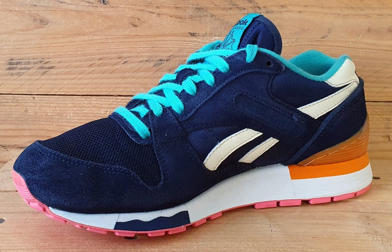 Reebok Classic GL 6000 Low Textile Trainers UK6/US8.5/EU39 M41775 Navy/Pink