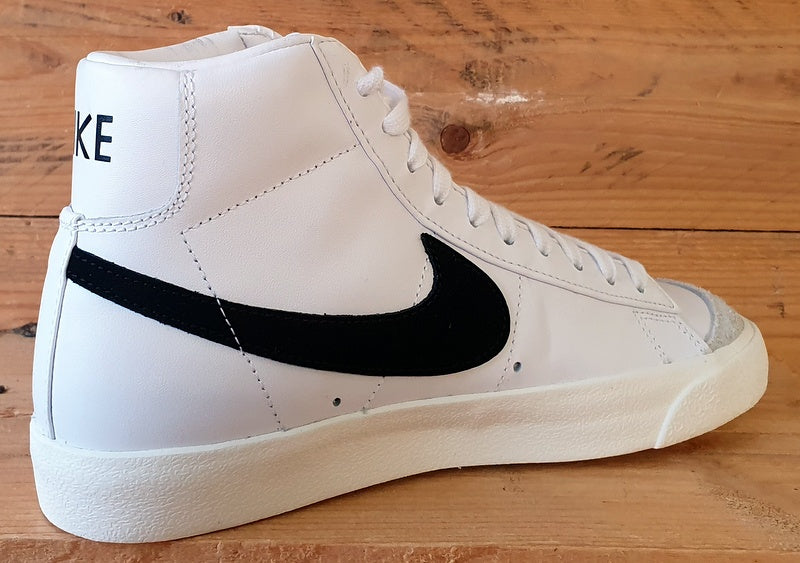 Nike Blazer 77 Mid Leather Trainers UK5.5/US6/EU38.5 BQ6806-100 White/Black