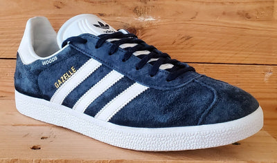 Adidas Gazelle Low Suede Trainers UK9.5/US10/EU44 BB5478 Collegiate Navy/White
