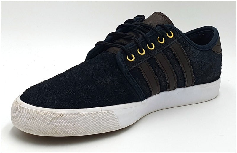 Adidas Seeley Low Suede Trainers BB8458 Black/Brown/White UK9/US9.5/EU43