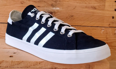 Adidas Court Vantage Low Canvas Trainers UK13/US13.5/EU48.5 S79302 Black/White