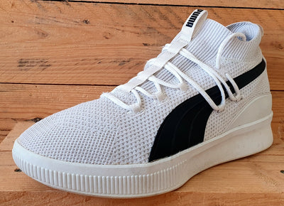 Puma Clyde Court Low Textile Trainers 191712-11 Cloud White/Black UK12/US13/EU47