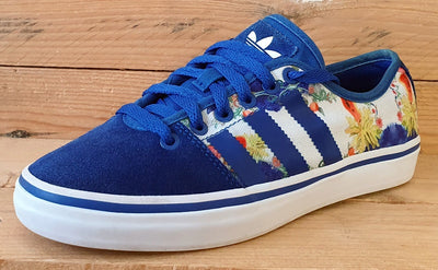 Adidas Adria Restyle Low Canvas Trainers UK6/US7.5/EU39 M25539 Blue/Multicolour