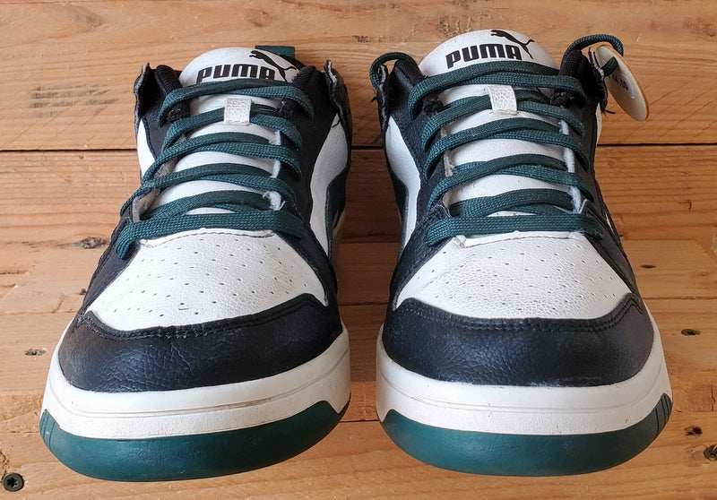 Puma Rebound Layup Low Leather Trainers UK10/US11/EU44.5 369866-25 White/Black