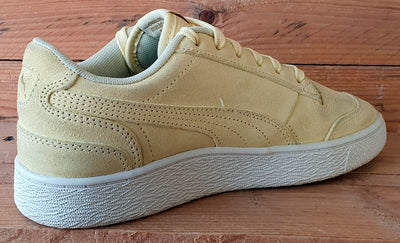 Puma Ralph Sampson Low Suede Trainers UK5/US6/EU38 380231-01 Yellow/White