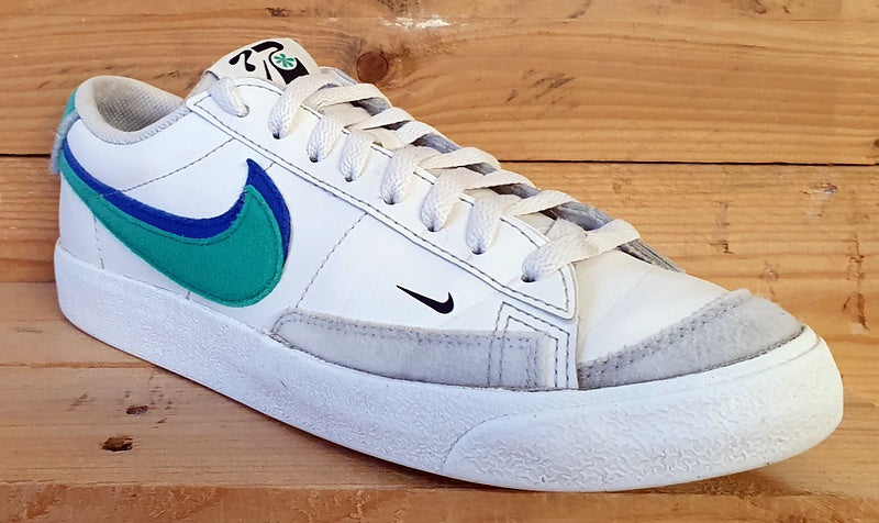 Nike Blazer Low 77 Double Swoosh Trainers UK8/US9/EU42.5 DO9777-001 Cream/Green