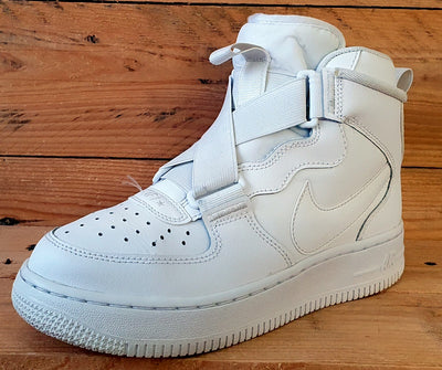 Nike Air Force 1 Highness Leather Trainers UK4/US4.5Y/EU36.5 BQ3598-100 White