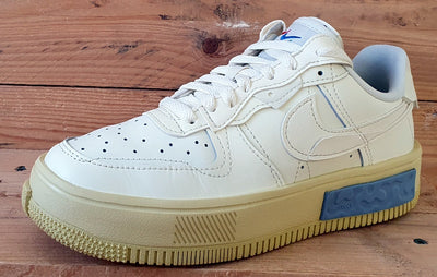 Nike Air Force 1 Fontanka Leather Trainers UK4.5/US7/E38 DH1290-102 Coconut Milk