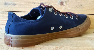 Converse All Star Low Canvas Trainers UK8/US8/EU41.5 166452C Navy/Gum