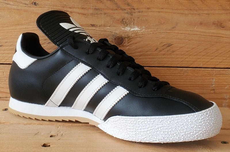 Adidas Samba Super Low Leather Trainers UK8/US8.5/EU42 019099 Black/White