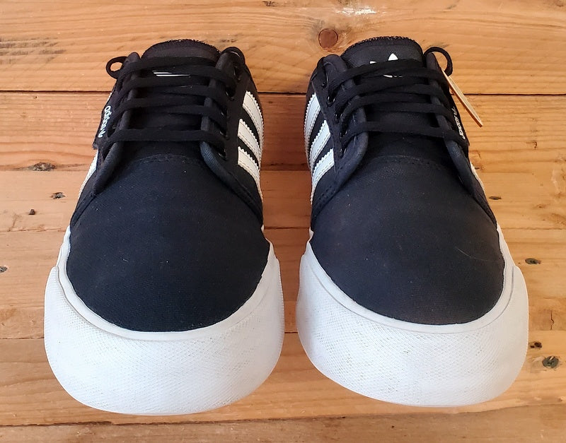 Adidas Seeley XT Low Canvas Trainers UK9.5/US10/EU44 GZ8568 Black/White/Gum