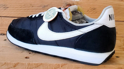 Nike Waffle Trainer 2 Low Textile Trainers UK8/US9/EU42.5 DH1349-001 Black/White