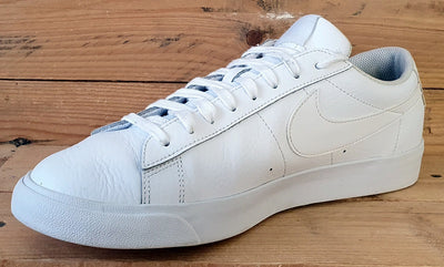 Nike Blazer Low LE Leather Trainers UK8.5/US9.5/EU43 AQ3597-100 Triple White